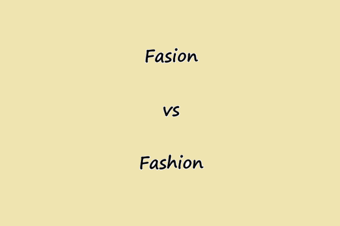 Fasion vs Fashion